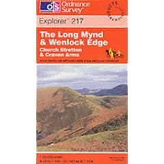 Long Mynd and Wenlock Edge, Church Stretton and Craven Arms (Explorer Maps)