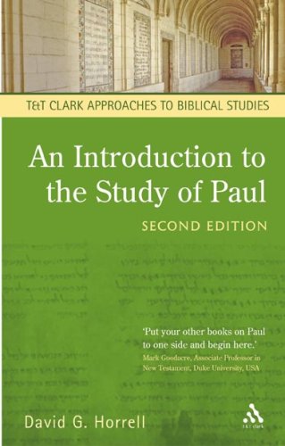 An Introduction to the Study of Paul (T&T Clark Approaches to Biblical Studies) under Paul in The Books Store