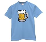 Beer - Carolina Blue - Mens Vintage T-Shirt