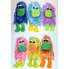 12 x Handpuppe 22cm, mit Stimme und Zunge, Partyspa�, Partyknaller
