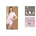 Womens/Ladies Nightwear, Short Sleeve Top & Shorts Pyjama Set