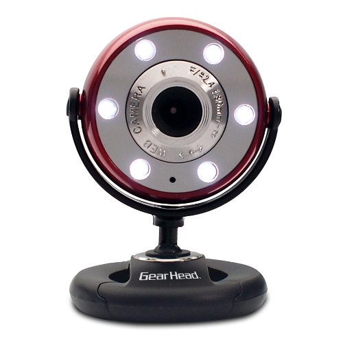 Quick 1.3MP WebCam with Night Vision (Red)