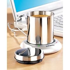 USB Tassenw�rmer mit Edelstahl-Tasse