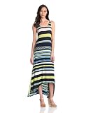 Nicole Miller Womens Shades of Blue Maxi Gown