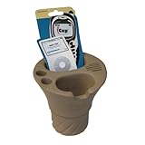 Icup 100TPU Tan Cell, iPod and Pen Car Cup Holder Insert