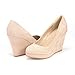 DREAM PAIRS ASH-P Women's Elegant Closed Toe Wedge Platform Pumps Shoes