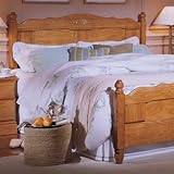 IMAGE OF Carolina Heirlooms Oak Panel Complete Bed