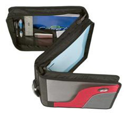 Case-it Z-Binder 2-in-1 Red Zipper Binder (Z-175)