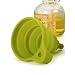 Collapsible Silicone Funnel in Green by RSVP International