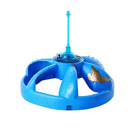 Kids Toys "UFO Flying Disc", HomureÂ® Mini Infrared Sensor Flying Saucer UFO Hand Induced Hovering and Floating Flight with LED Lights, Blue