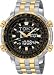 Seiko Men's Analog Digital World Time Flight Chronograph Watch #SNJ018