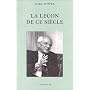 La Le�on de ce si�cle