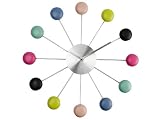 PT - PT1431 - Horloge - Macarons - Résine - Multicouleur