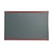 Quartet Prestige Grey Diamond Mesh-Fabric Bulletin Board, 3 x 2 Feet, Mahogany-Finish Frame, One Board per Order (B443M)