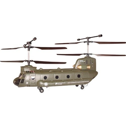 367 Army Chinook 3 Channel RC Helicopter (Large) - Green