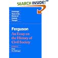 Ferguson: An Essay on the History of Civil Society (Cambridge Texts in the History of Political Thought) by  Adam Ferguson and Fania Oz-Salzberger