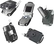 CELLET STINGRAY RUBBERIZED CASE with DETACHABLE SWIVEL CLIP for PANTECH C300