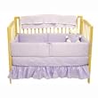 Solid Lavender 5 Piece Crib Bedding Set