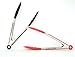 Daily Kitchen Silicone Cooking Tongs Set - Tongs for Nonstick Cookware - Stainless Steel Tongs with Silicone Tips - 9-Inch 12-Inch Tongs for Cooking - 2-Piece Set