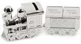 Silver Plated Train Money Box/First Tooth/First Curl/Bn