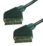 Scart Lead 21 Pin Gold 1.5 Mtr