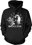 Enter Bruce Lee Mens Sweatshirt, Officially Licensed Bruce Lee Yin Yang Ready To Fight Pullover Hoodie