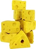 Green Bay Packers Mini Cheesehead Cheese Wedge Pencil Erasers (Set of 10)