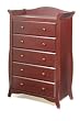 Aspen 5 Drawer chest In Cherry By Storkcraft Baby Furniture