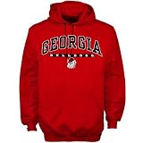Georgia Bulldogs Red Mascot Hoody Sweatshirt