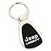 Jeep Liberty Black Tear Drop Key Chain