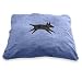 Extra-large Rectangle Dog Bed - Classic-Blueberry with black Earthdog