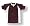 Maroon/white