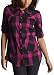Apple Bottoms Junior's Roll Up Sleeve Plaid
