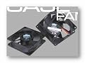 Cooler Master 80mm Dual Ball Bearing Case Fan Black - (SAF-B82-E1)