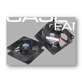 Cooler Master 80mm Dual Ball Bearing Case Fan Black - (SAF-B82-E1)