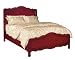 Queen Provincial Bed - Red Paint