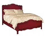 King Provincial Bed - Red Paint