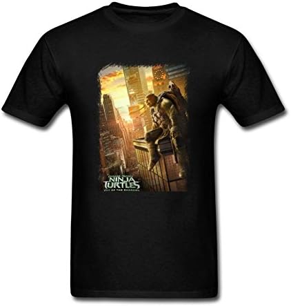 HLIANG Men's Teenage Mutant Ninja Turtles Out of the Shadows New Movies T-shirt