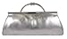 Leather Clutch, with Metal Frame - Evening Bag - Fiona