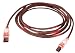 Lindy USB 2.0 Kabel Typ A/B transparent mit rot leuchtenden Steckern, 2m