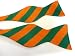 Marlon Garci 100% Silk Woven Orange & Green Self-tie Bow Tie Miami Hurricanes