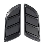 Popular Style Black Air Scoop Hood Flow Intake Side Vent Cover Fender Mesh Grille For... by Astra Security