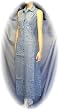 Blue Sleeveless Eyelet Dress