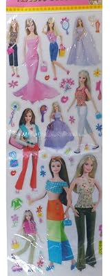 Barbie Sticker Set - Barbie Sticker (22 x 8)