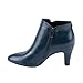 Reneeze PETRA-01 Womens Fashionable High Heels Ankle Booties-NAVY, Red