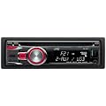 JVC KD-R421 Car CD Receiver with MP3 Stereo, Front USB, Dual Aux-in - Red Illumination