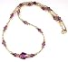 Jewelry : Amethyst February Birthstone 14K Gold Filled Swarovski Crystal Beaded Necklaces by Gemstone Gifts Handmade Jewelry