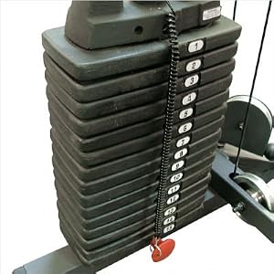 Body Solid 150-Pound Weight Stack for use with Powerline PHG1000 Home Gym