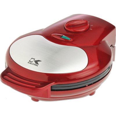 Kalorik Heart-Shaped Waffle Maker - Red