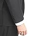 Giorgio Fiorelli Mens 2 Button 2 Piece Tuxedo Suit Modern Fit Black